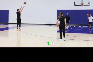 库里的第12次NBA全明星周末幕后花絮 库里投篮美如画...