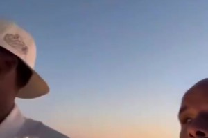 现役单场得分最高二人！阿德巴约在乔丹品牌派对上大声招呼东契奇